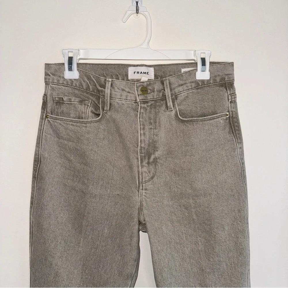 NWOT FRAME Le Sylvie Slender Straight-Leg Jeans in Ivy 27 - Picture 3 of 7